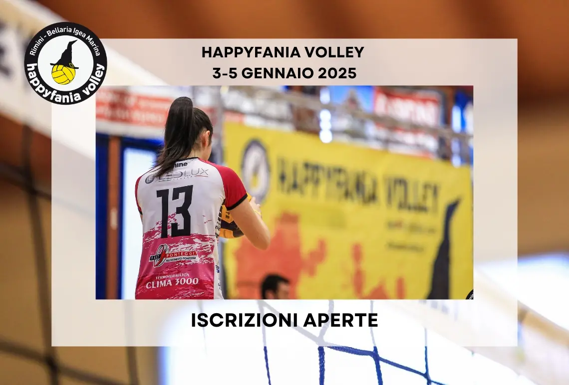 📣 HAPPYFANIA VOLLEY - ISCRIZIONI APERTE 📣